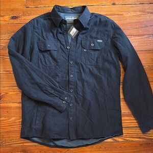 Eddie Bauer Dark Gray Casual Shirt Jacket